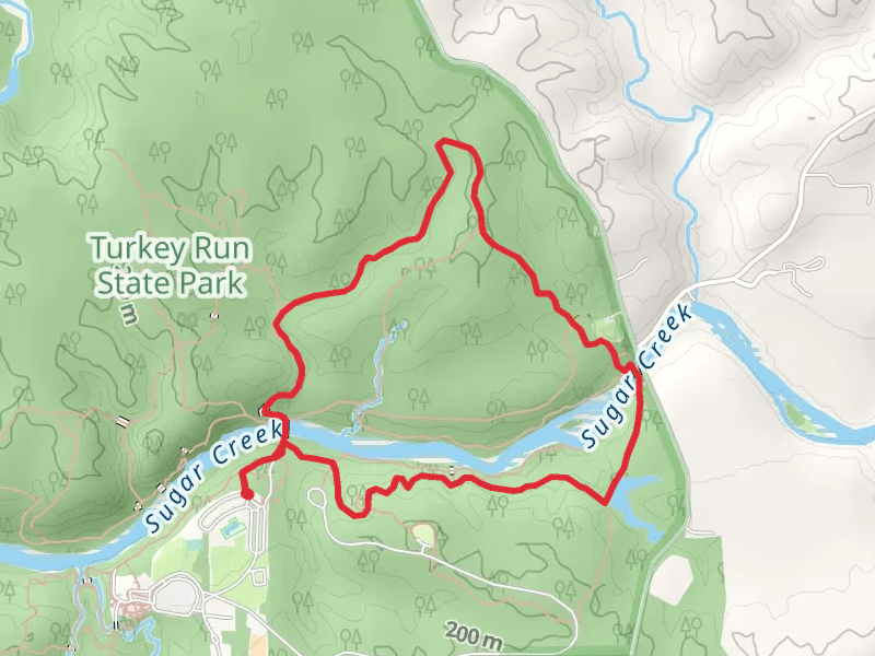 Rocky Hollow and Sugar Creek Loop