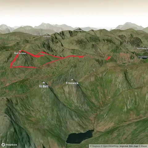 Caudale Moor, Middle Dodd, Red Screes, Little Hart Crag and Brothers Water Loop