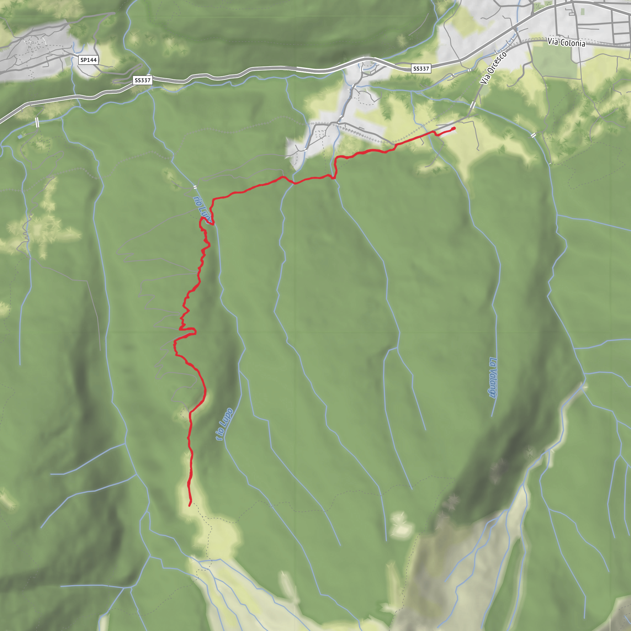 Alpe Campra mobile static map