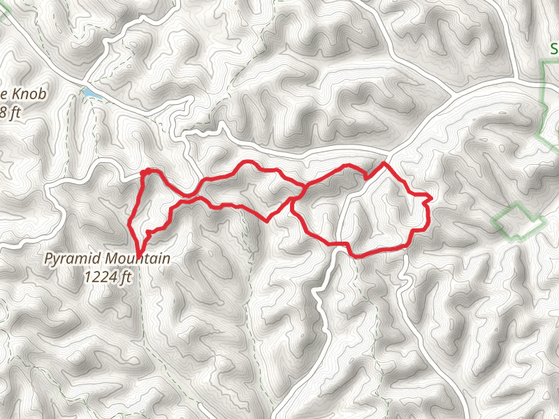 Shawnee Backpack Trail, Silver Arrow Trail and Hobey Hollow Trail