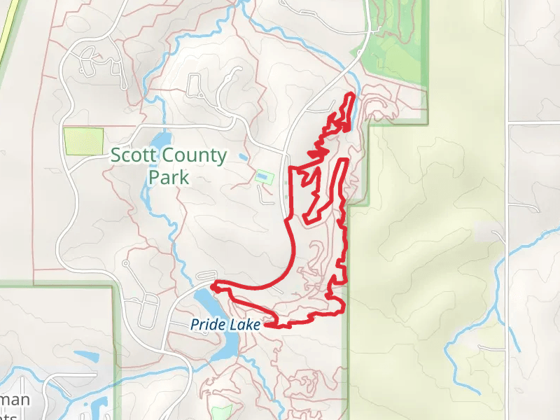 Scott County Park Road Loop - Short