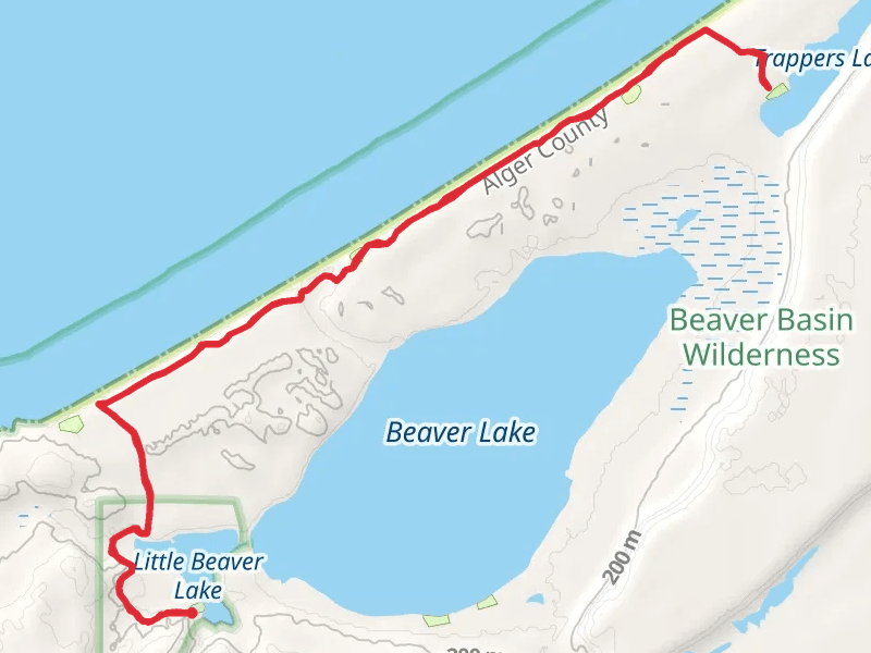 Trappers Lake via White Pine Trail