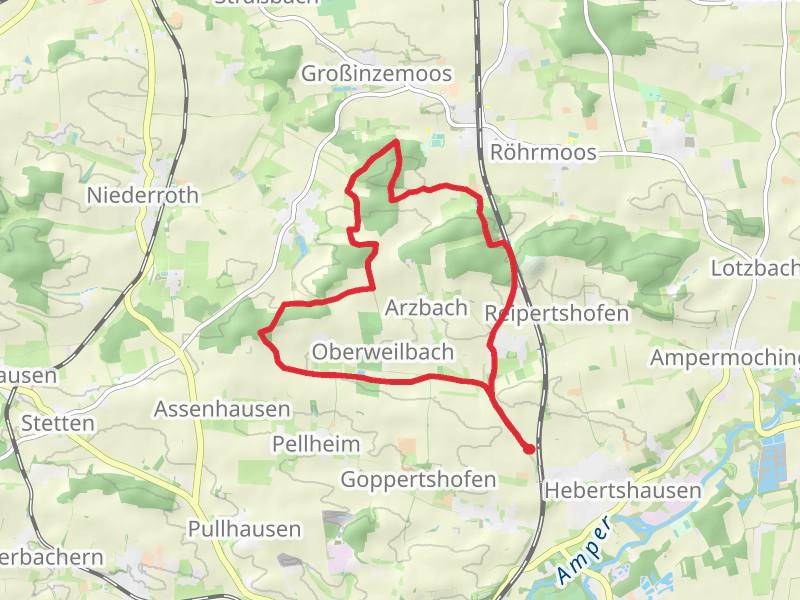 Sietenbach Loop from Hebertshausen