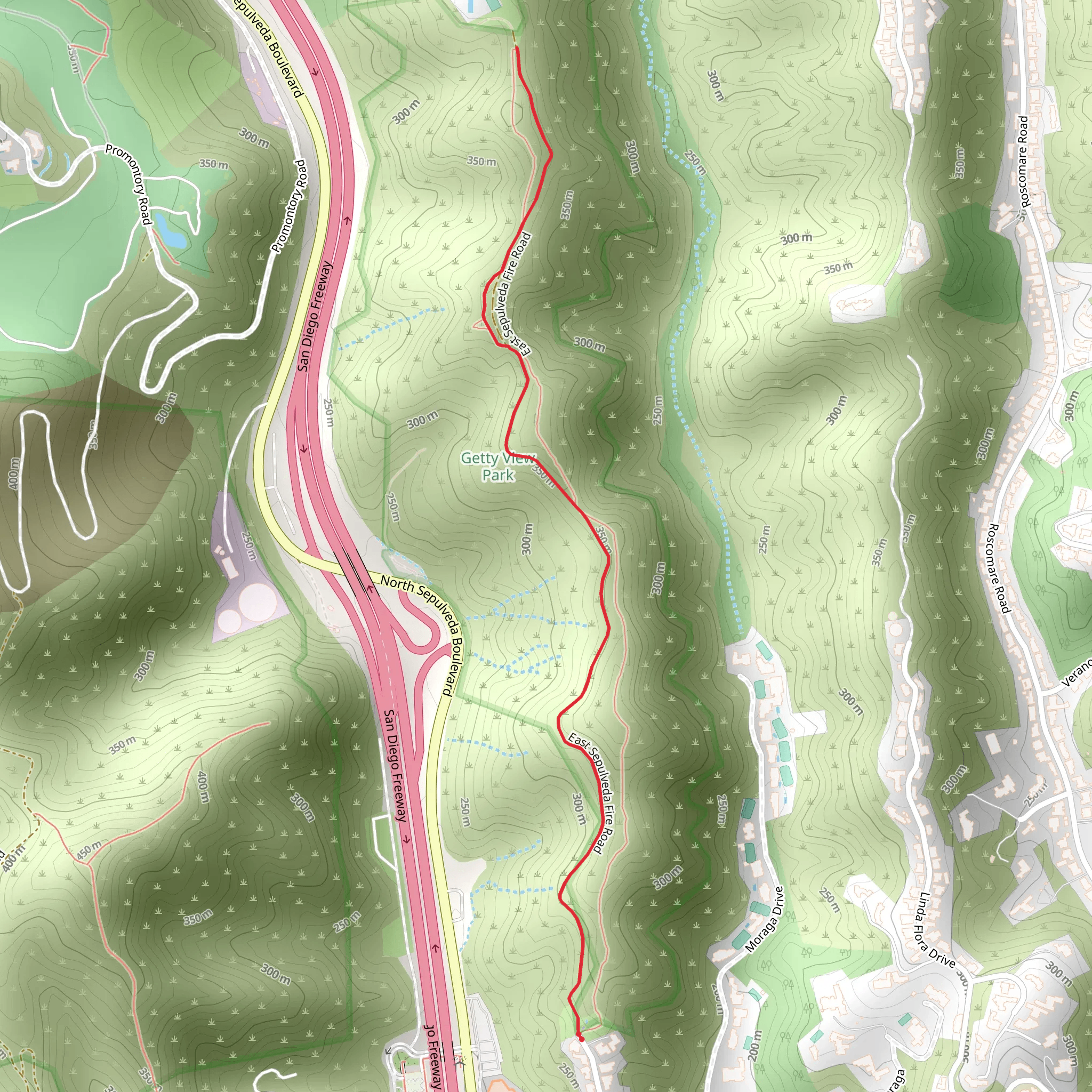 East Sepulveda Road mobile static map