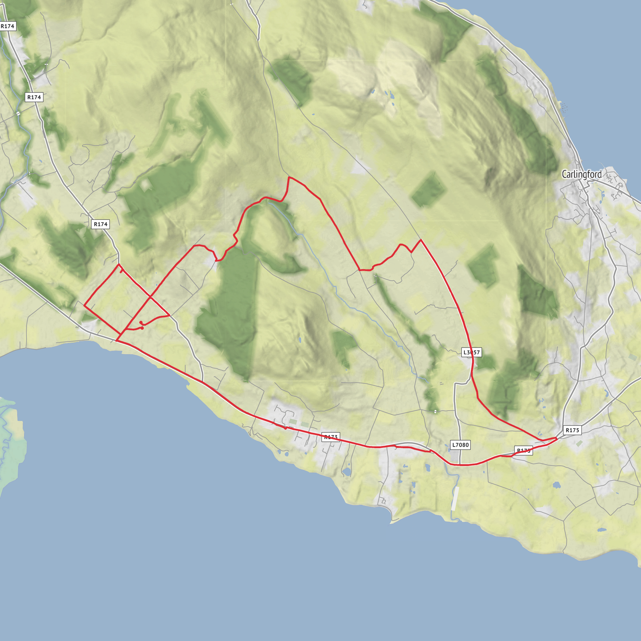 Jenkinstown Loop mobile static map