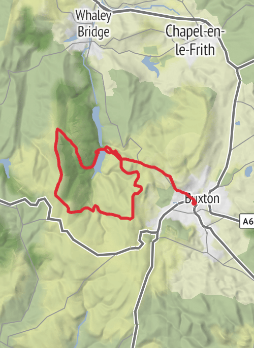 High Peak Walking mobile static map