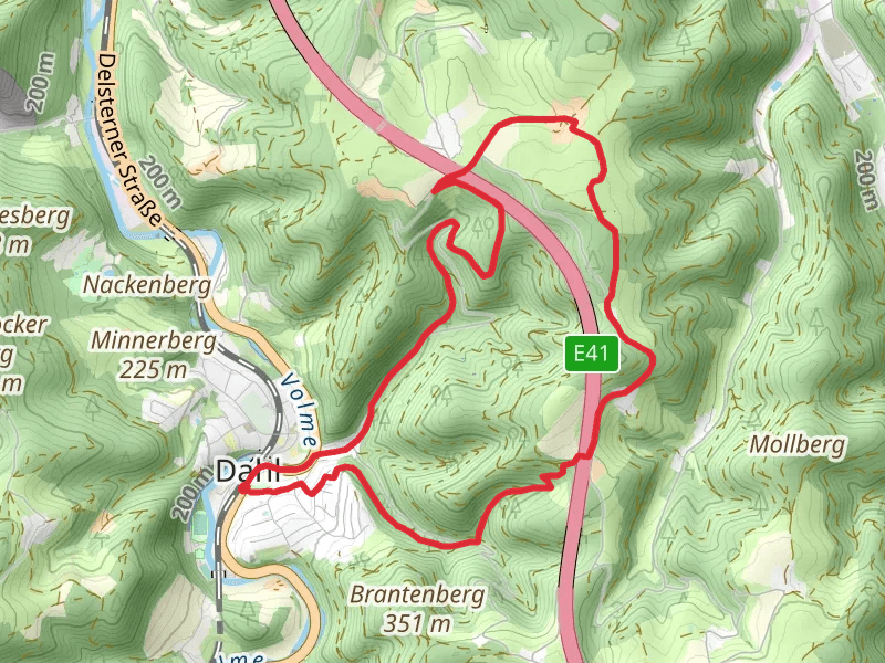 Dahler Hoehenring and Rundweg Denkmalweg