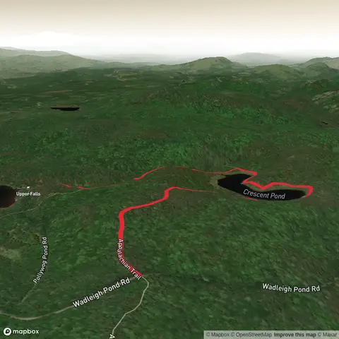 Upper and Lower Pollywog Falls via Appalachian Trail and Great Cir trail