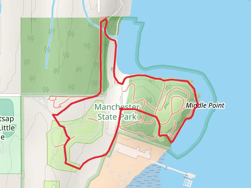 Manchester State Park Campground Loop