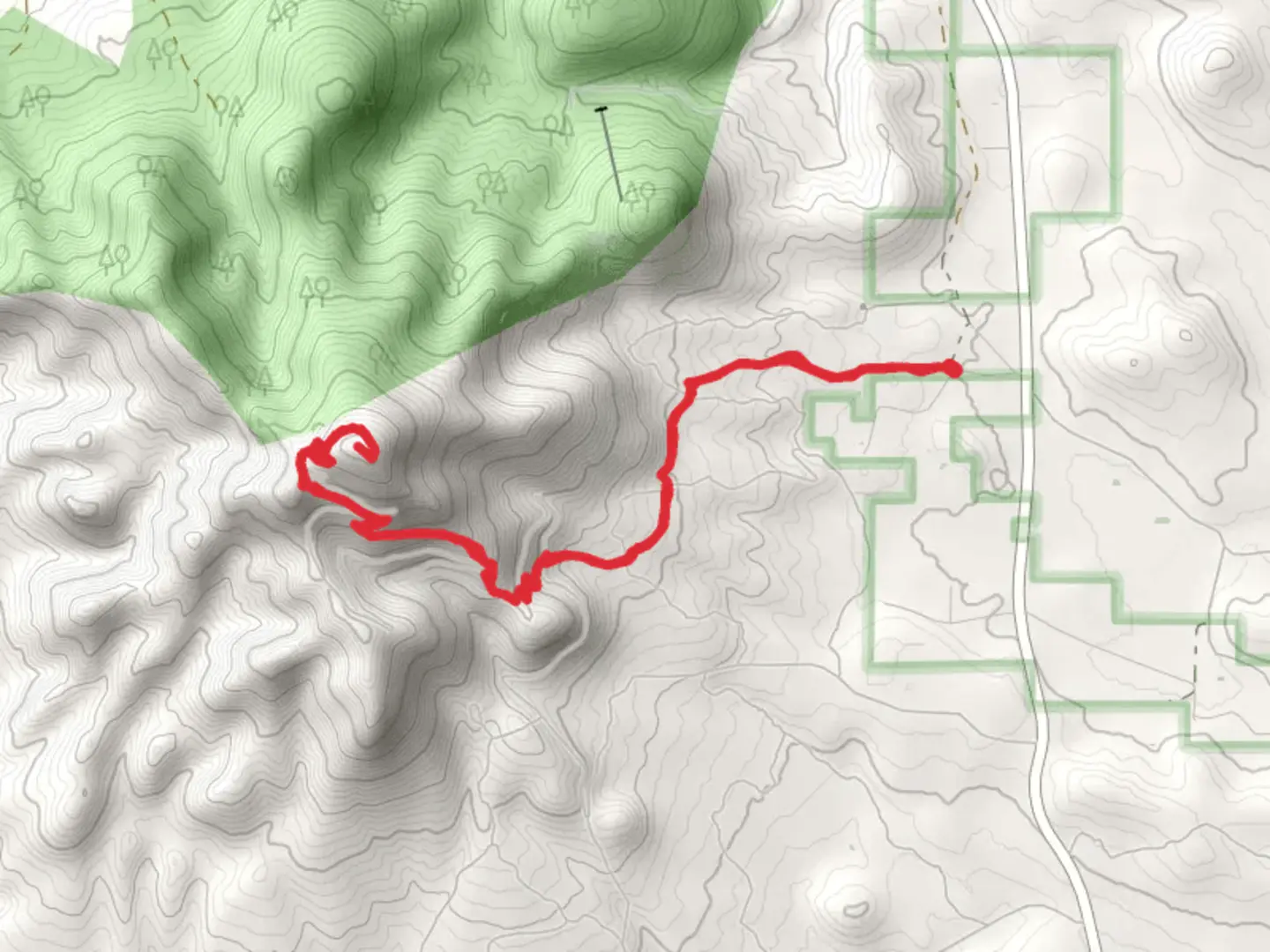 An image depicting the trail Bill Williams Mountains via Benham Trail and its surrounding area.