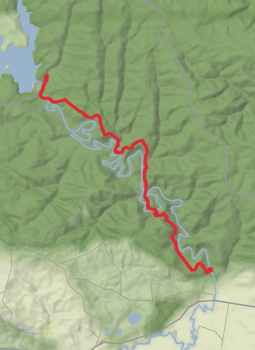 Yallourn Hiking mobile static map
