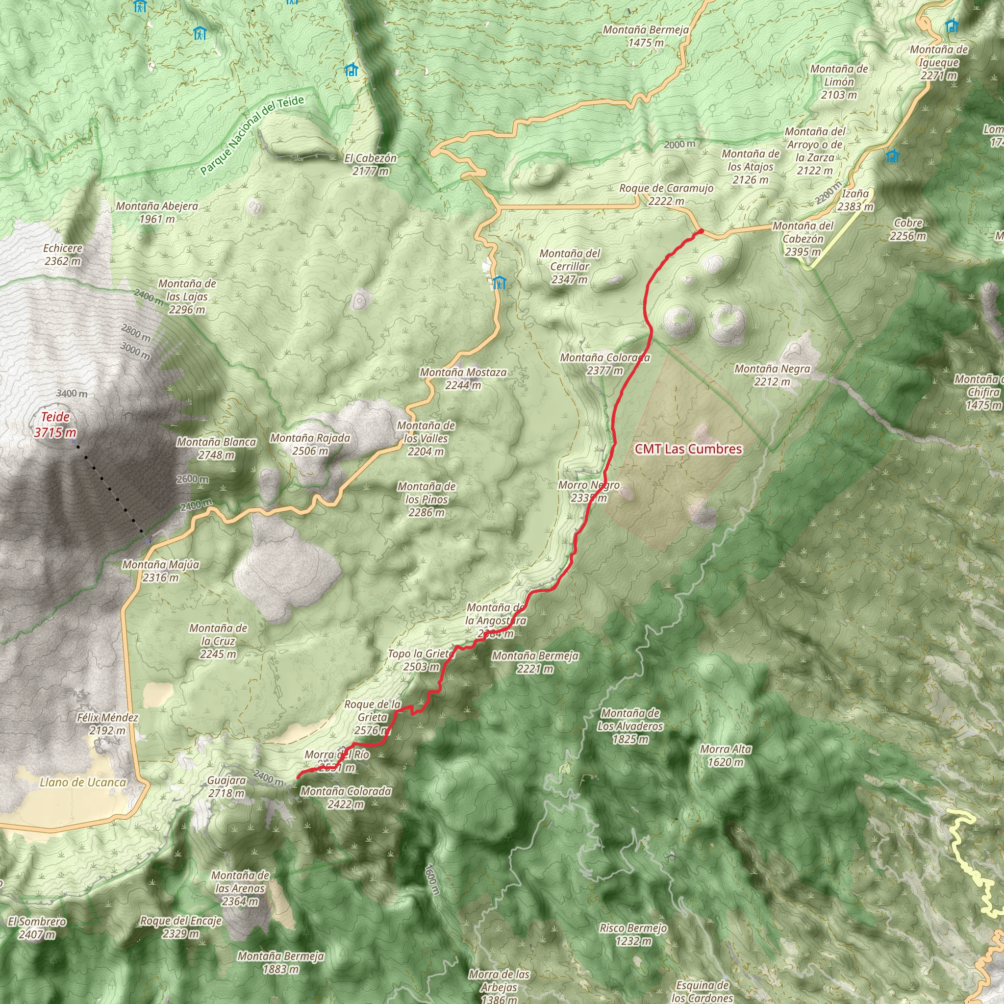 El Filo Hike mobile static map