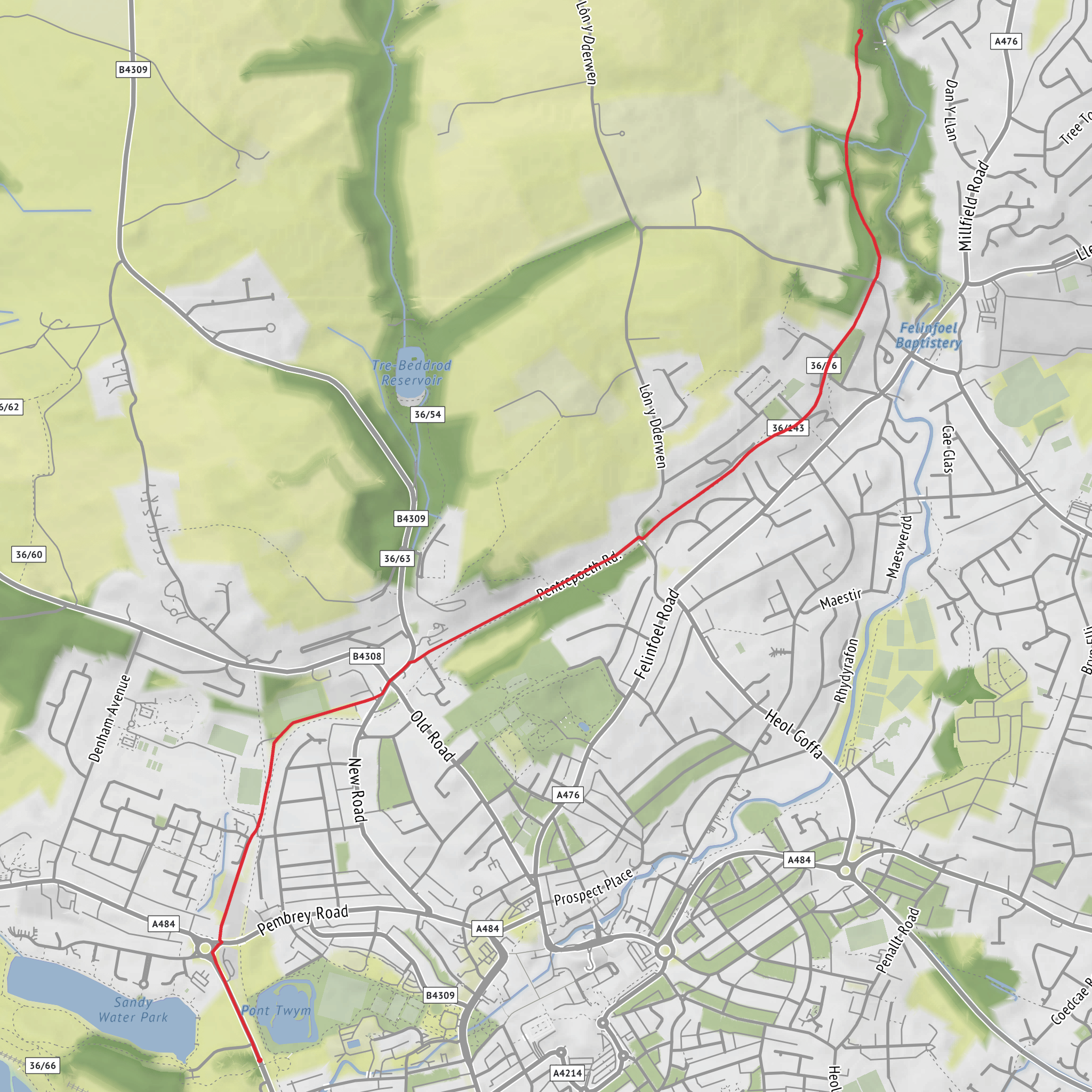 Swiss Valley mobile static map