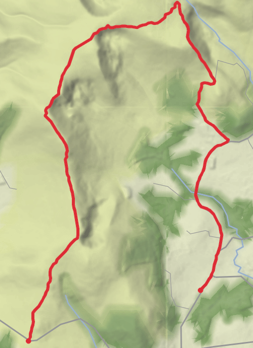 Hike on Cruchan - Commeragh Mt Hike 24th June  mobile static map