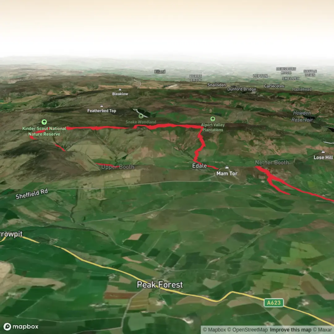 An image depicting the trail Hike from Castleton and its surrounding area.
