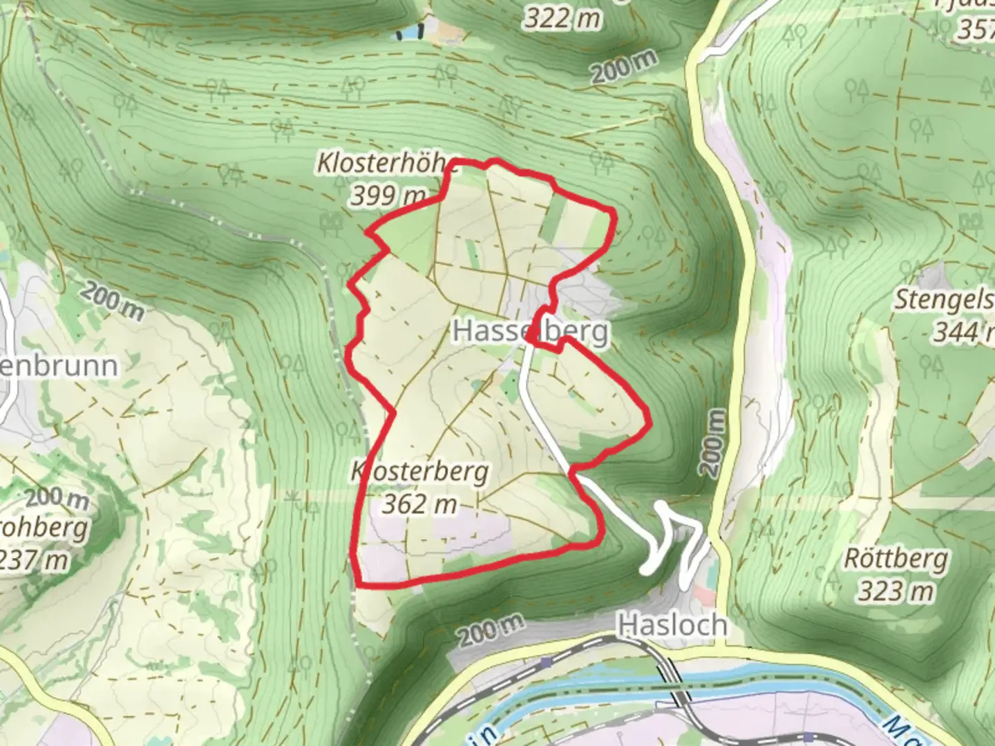 Ortswanderweg Hasselberg | Main-Spessart | Germany