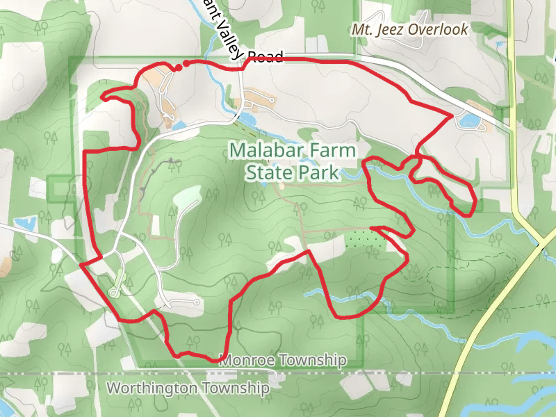 Terraced Flower Garden via Pleasant Valley Hiking Trail