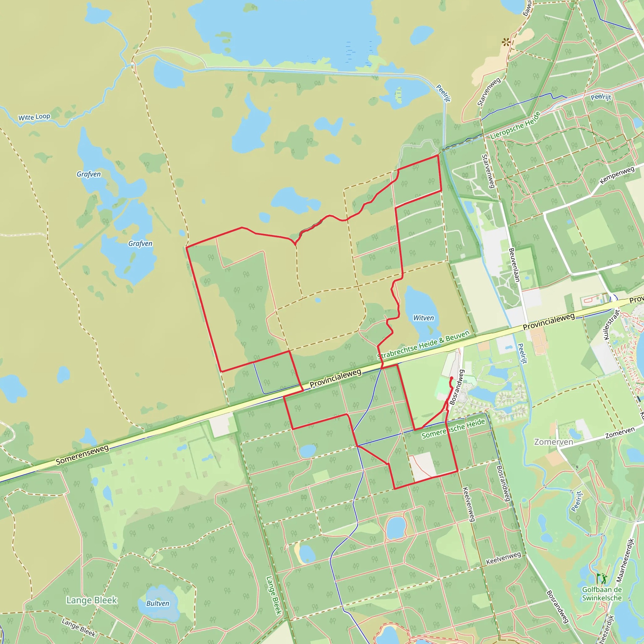 Witven and Hoenderboom Loop mobile static map