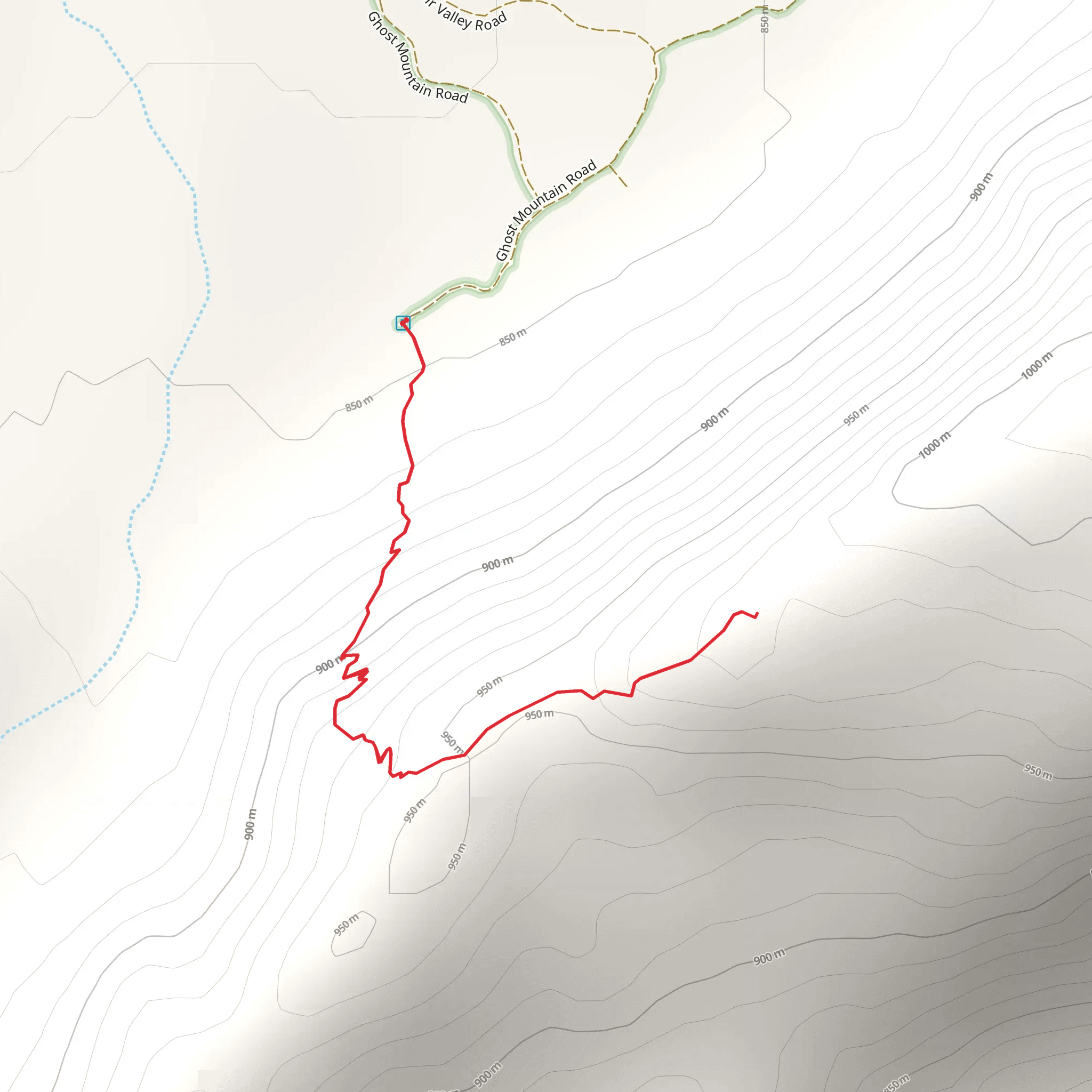 Yaquitepec-Marshal South Home Trail mobile static map