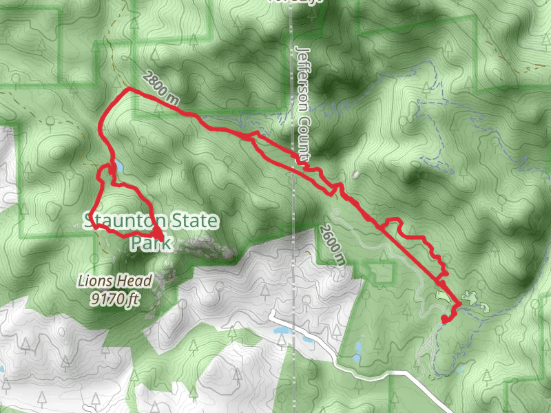Staunton Ranch and Chimney Rock Trail