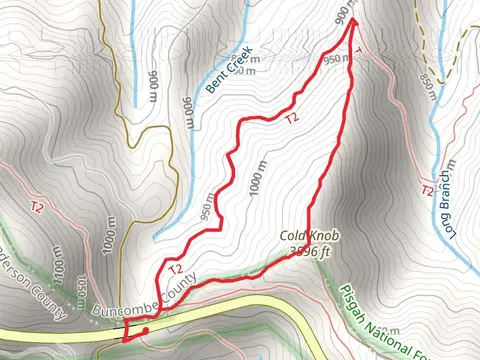 Shut-In Trail and Cold knob Ridge Loop
