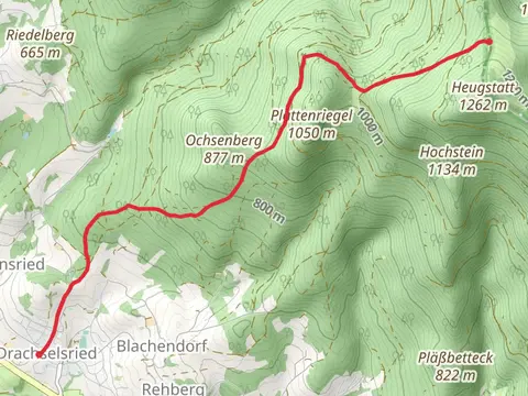 Drachselsried to Reischflecksattel via Drachselsried - Scharebenweg