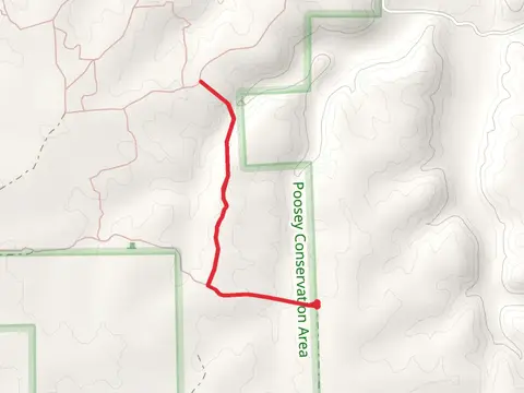 Rocky Holler Trail via Dockery Trail
