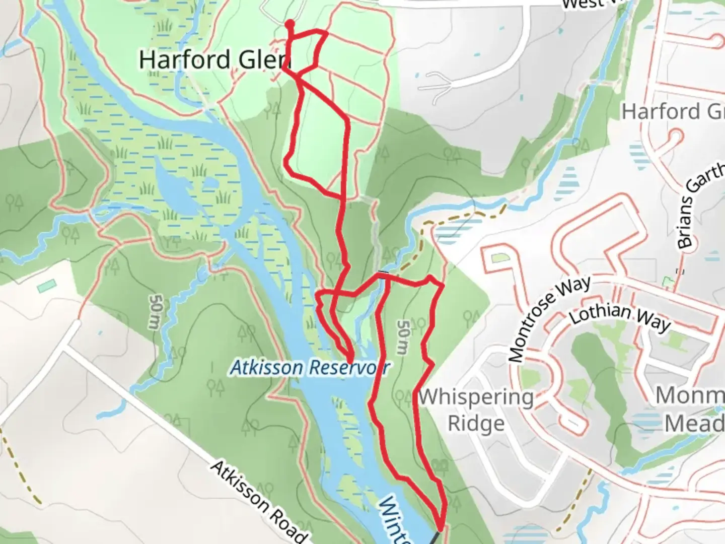 Pink and Water Loop Trail | Harford County | Maryland