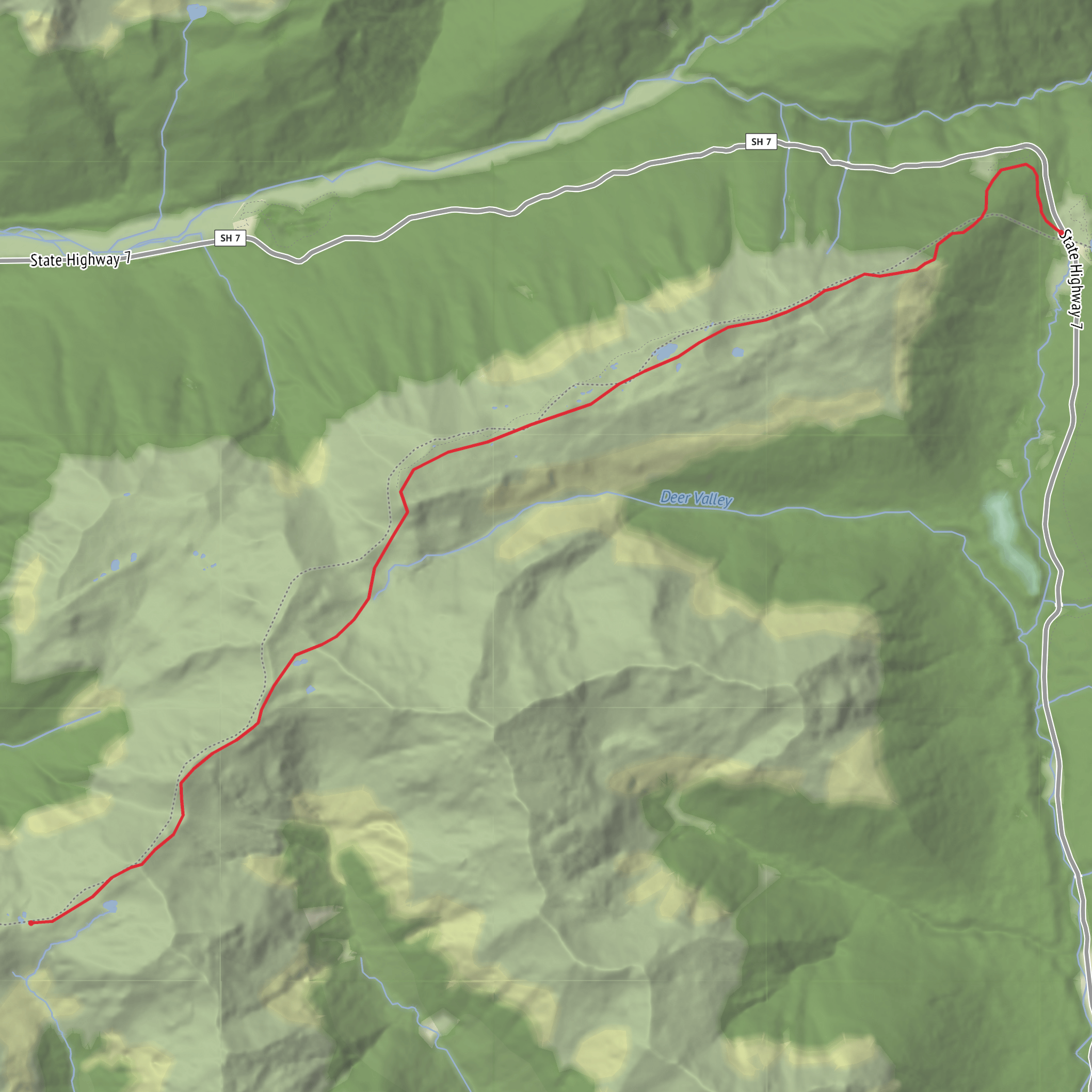 Brass Monkey Hut mobile static map