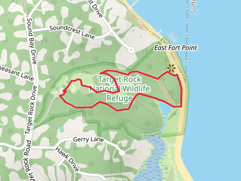 Gardeners Path to Rocky Beach Trail to Warblers Trail Loop