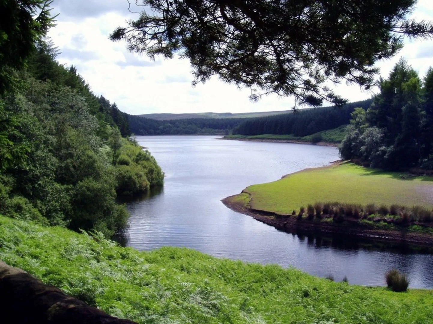 An image depicting the trail Langsett to Edale Walk from Langsett Reservoir and its surrounding area.