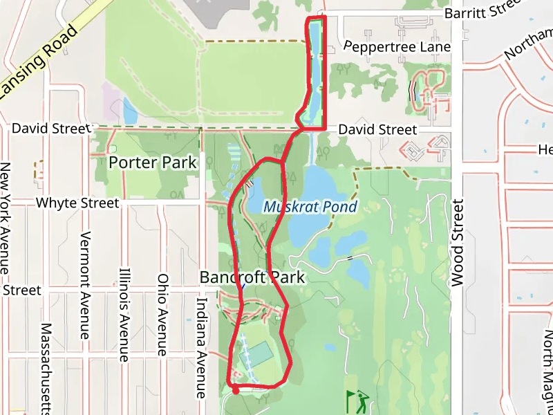 Groesbeck Park Drain and Bancroft Park Loop