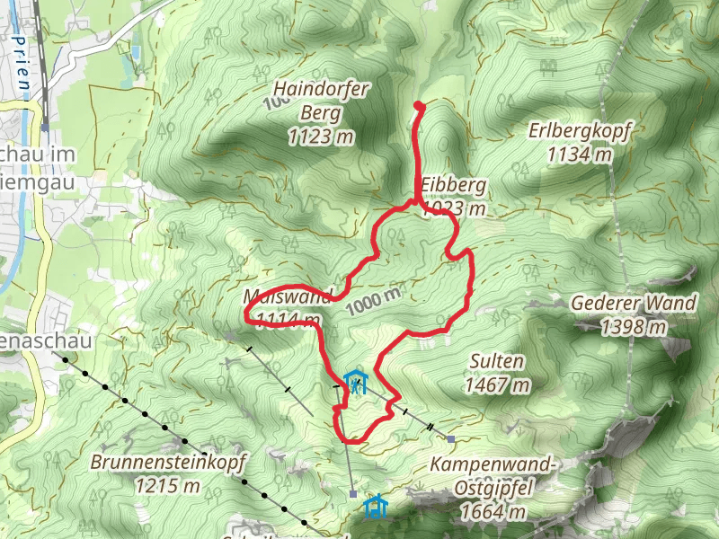 Goriloch and Maiswand Loop via Wanderweg
