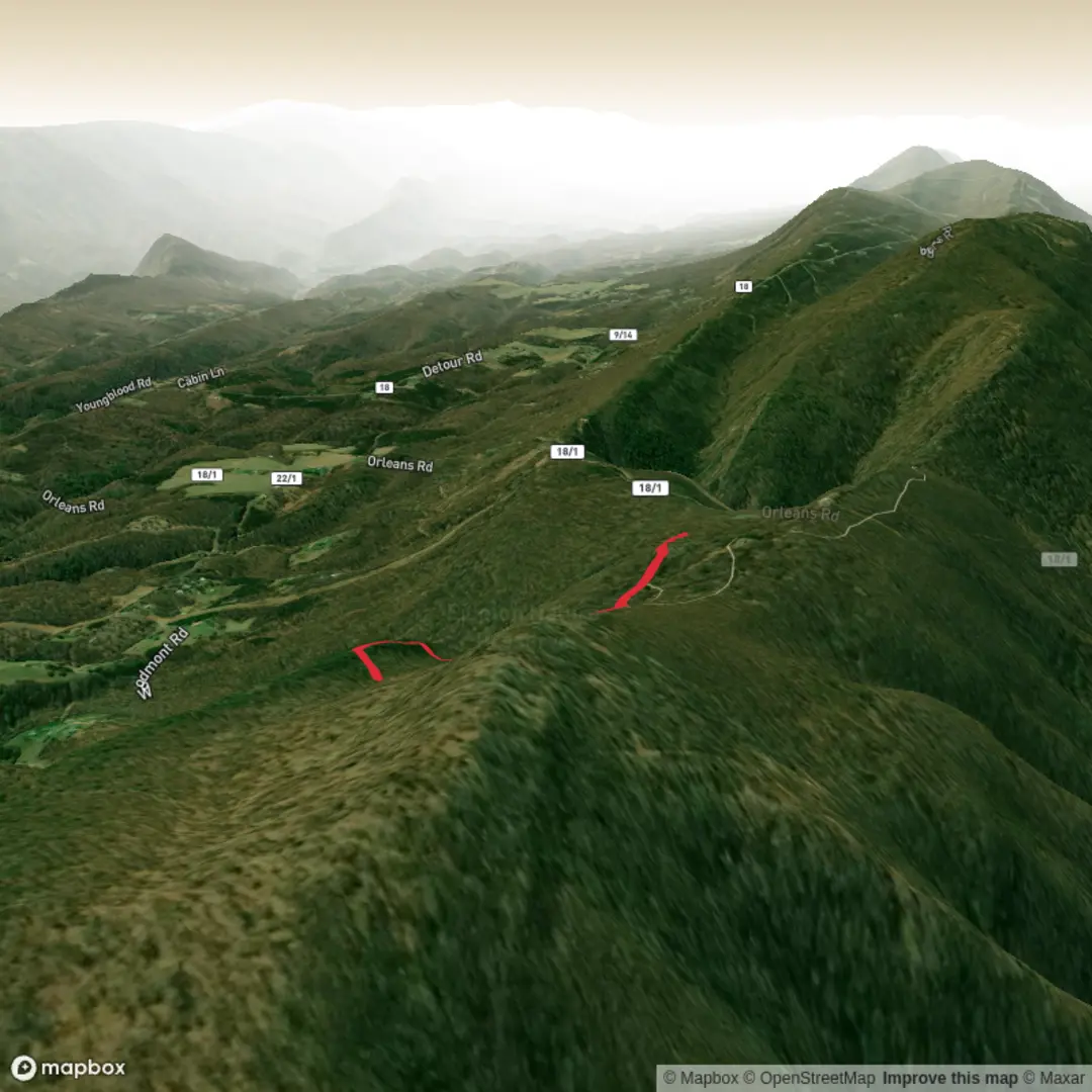 An image depicting the trail Peddicord Trail and its surrounding area.