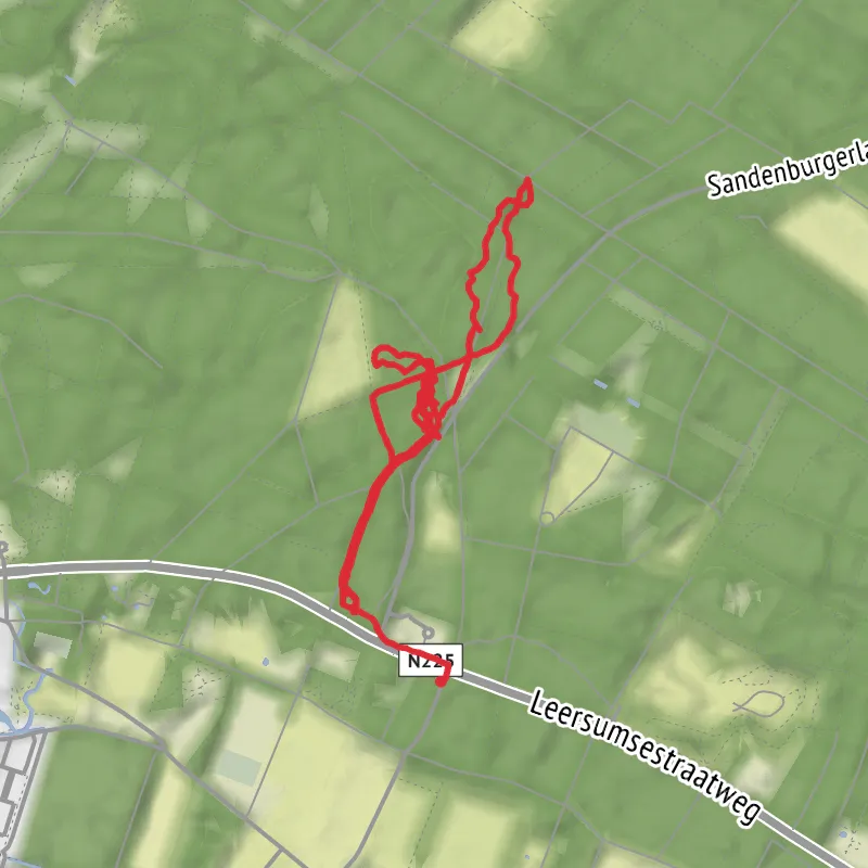 Hike from Doorn mobile static map