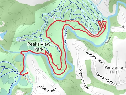 Ivy Creek Greenway, Bottom Out and Slick Rock Loop