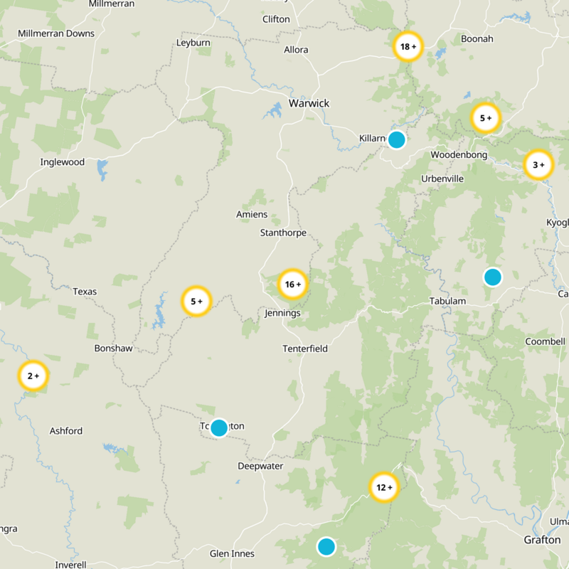Southern Downs Static Map