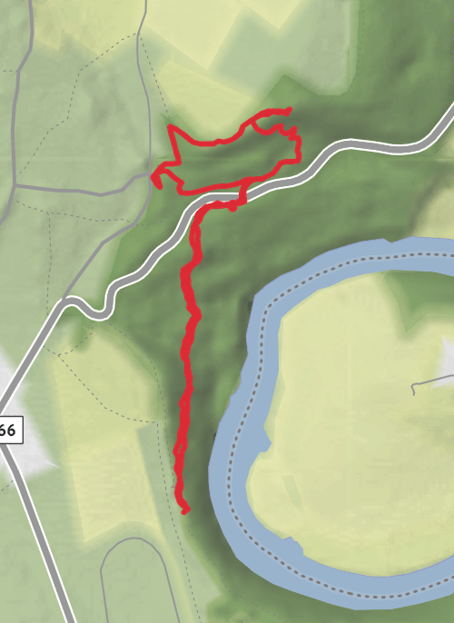 Hike from Chepstow mobile static map