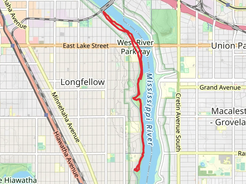 Winchell Trail and West River Parkway Trail Loop