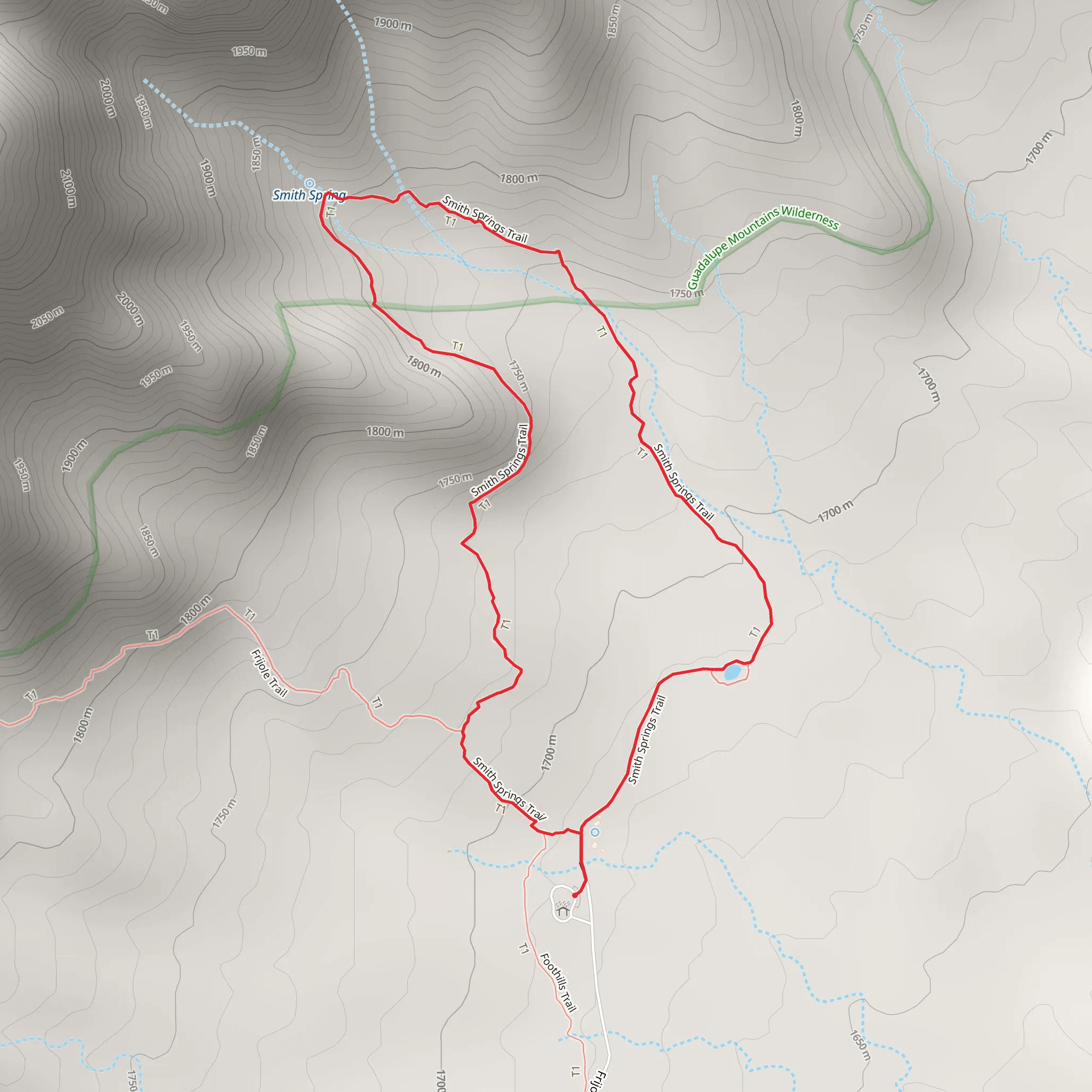 Smith Spring Loop mobile static map