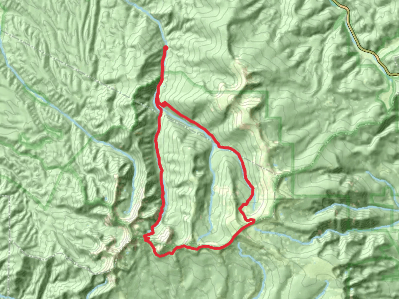 Middle Fork, Skyline and West Fork Loop Trail