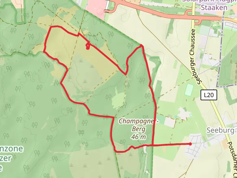 Rundwanderweg Havelpark - Hasenheide and Doeberitzer Heide