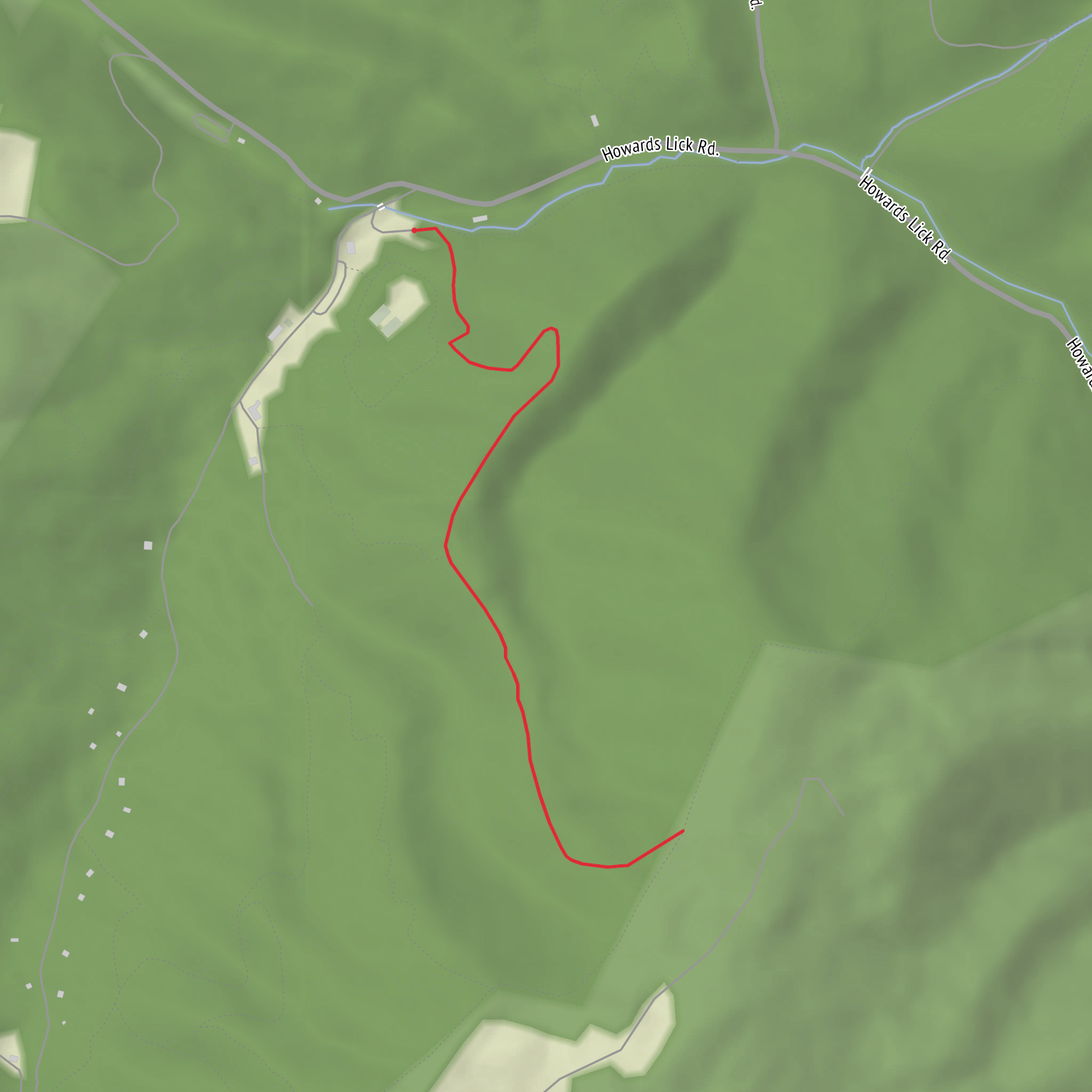 Razor Ridge Trail mobile static map
