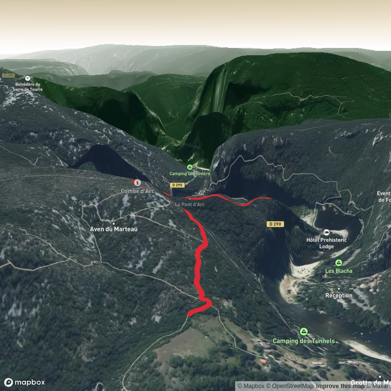 Hike from Vallon-Pont-d'Arc