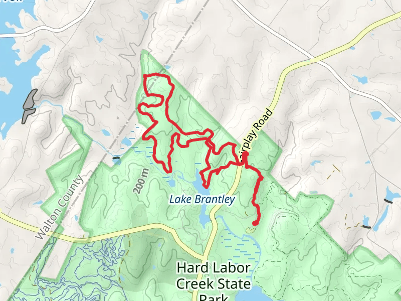Green Loop Trail - Lake Brantley