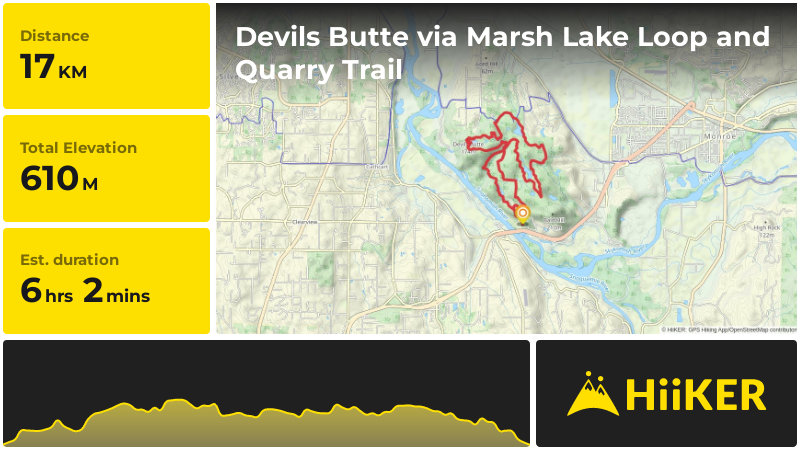 Devils Butte via Marsh Lake Loop and Quarry Trail | Snohomish County