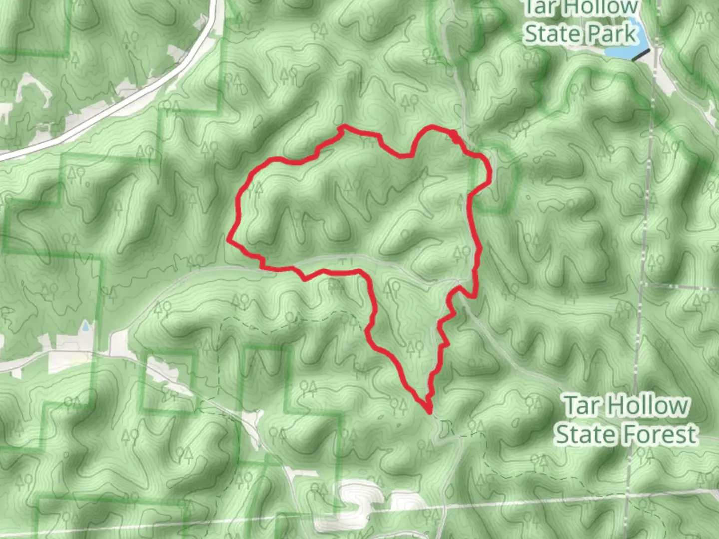 An image depicting the trail Logan Loop Trail and its surrounding area.