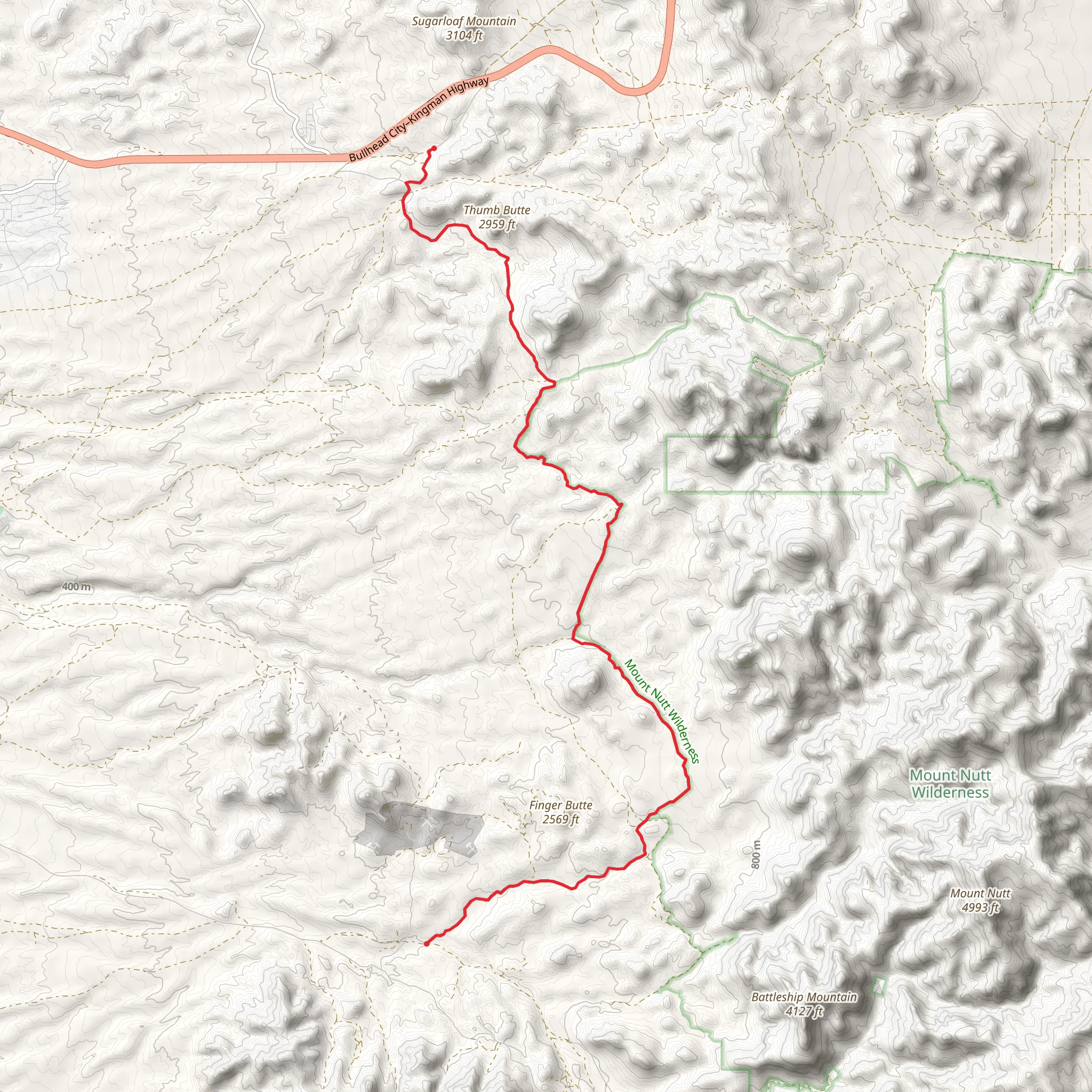 Old Highway Road to Silver Creek Road mobile static map