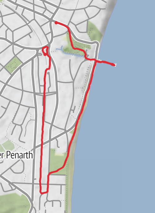 Vale of Glamorgan Walking mobile static map