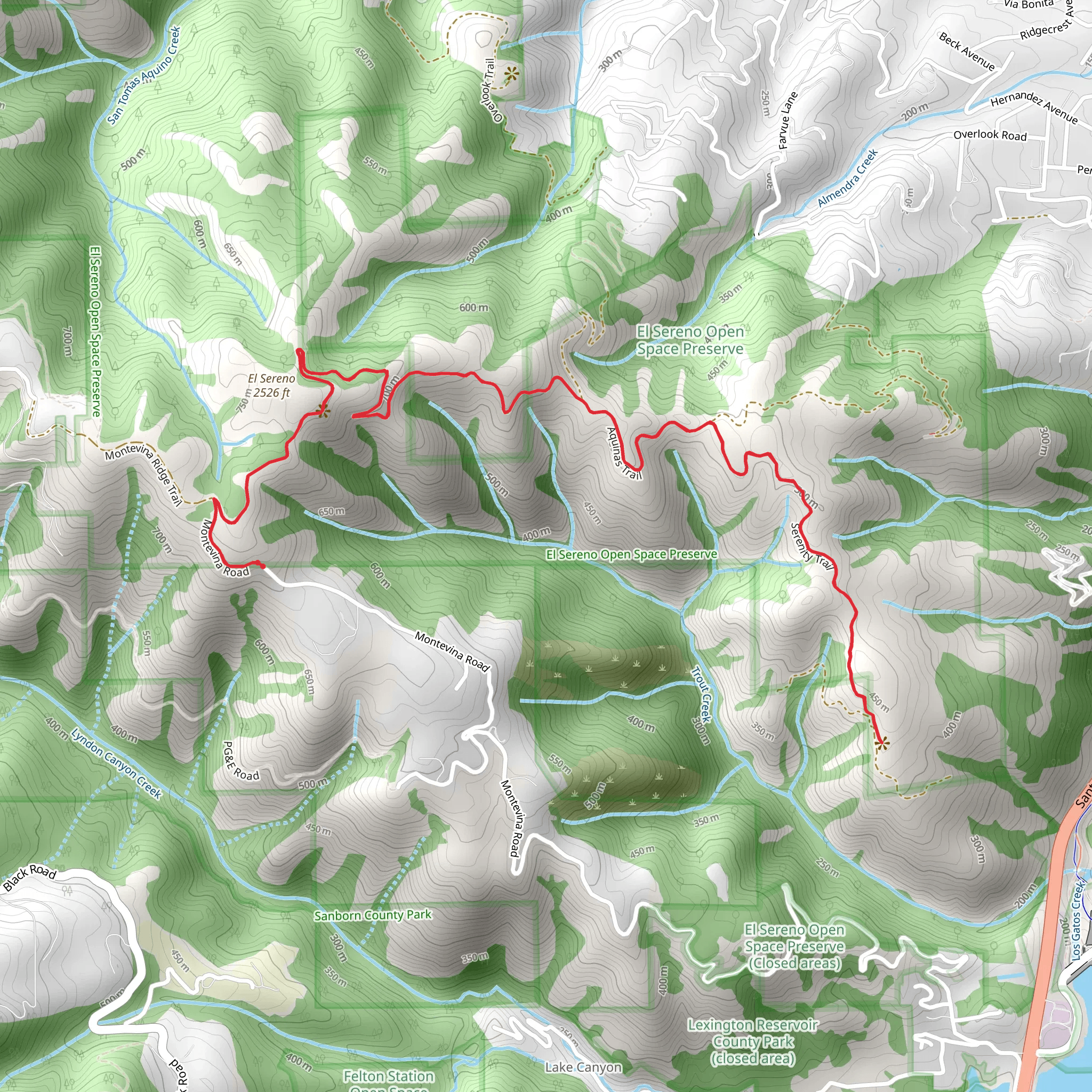 Trout Creek mobile static map